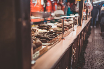 Schokobanane auf dem Weihnachtsmarkt