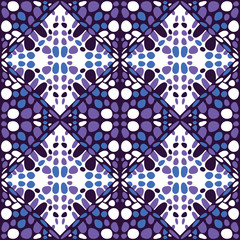 Abstract seamless pattern of spots. Geometric texture.