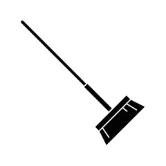 sweep broom isolated icon
