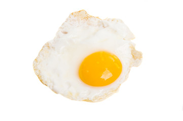 fried egg isolated