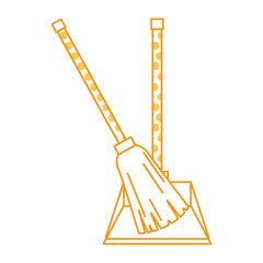 garbage picker with broom