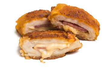 chicken cutlet isolated