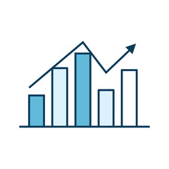 bars statistics with arrow