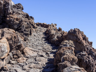The path in the mountains