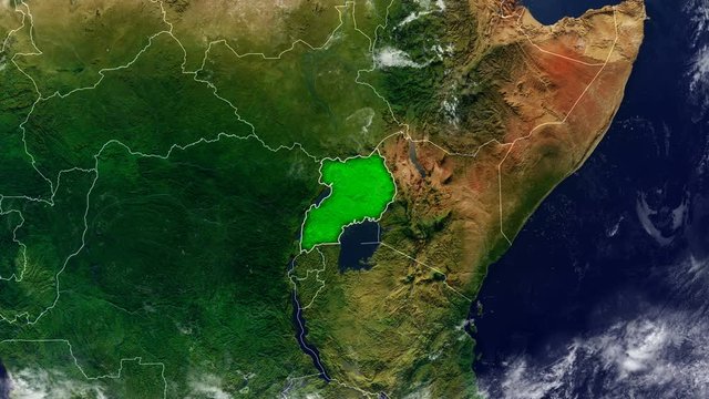 UGANDA MAP