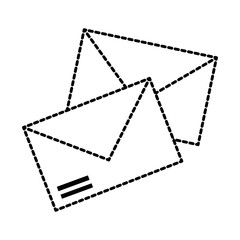 envelopes mail isolated icon