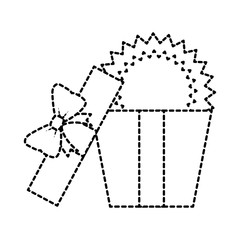 gift box present with tag