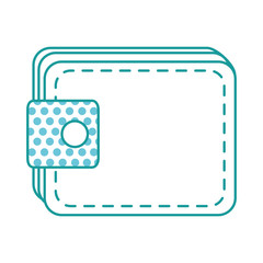 wallet money isolated icon vector illustration design