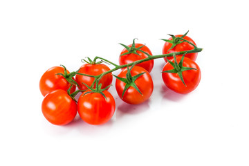 Cherry tomato isolated on white