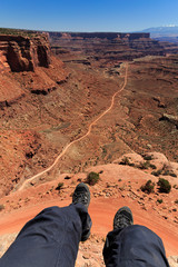 Portrait dans le parc national de Canyonlands