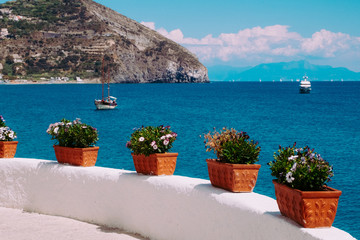 Beautiful seaview in Sant Angelo^ Ischia, Italy.