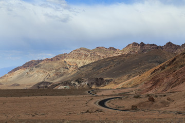 Artist's Drive dans le parc national de Death Valley