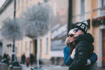 Fototapeta premium Влюбленная пара