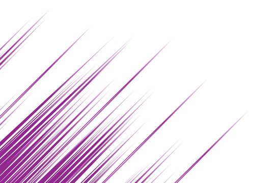 Abstract violet diagonal lines on white background