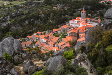 Aerial view on Monsanto village