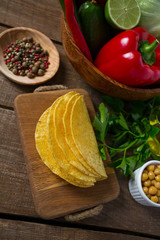ingredients for vegetable tacos