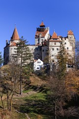 Fototapeta na wymiar Medieval Bran castle. Brasov Transylvania, Romania