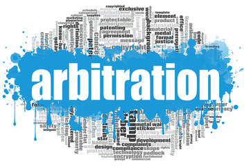 Arbitration word cloud