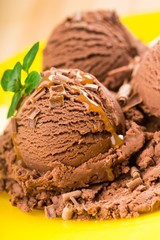 Chocolate Ice Cream Scoops