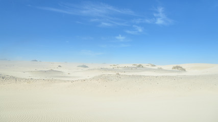Parque Natural de las Dunas de Corralejo en Fuerteventura, Islas Canarias