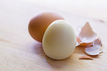 Preserved Egg, grilled eggs.