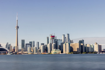 Skyline of Toronto in Ontario (Canada)