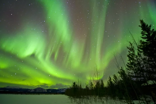 Le Yukon et ses aurores boréales - Adobe Stock
