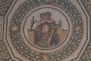 A mosaic of Villa del Casale, in Piazza armerina, Sicily