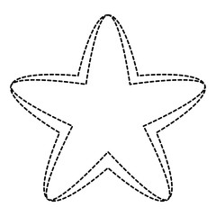 carambola or stair fruit icon over white background, vector illustration