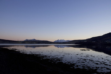 Cuillins reflections at sunset