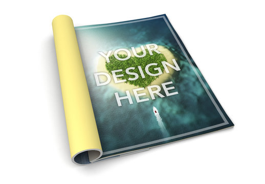 Download Open Magazine Mockup Buy This Stock Template And Explore Similar Templates At Adobe Stock Adobe Stock PSD Mockup Templates