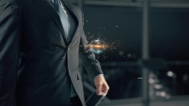 Businessman with Lead Generation