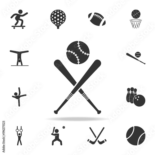 Baseball Bat And Ball Icon Detailed Set Of Athletes Accessories Baseball Bat And Ball Icon Detailed Set Of Athletes Accessories Icons Premium Quality Graphic Design One The Collection For Websites