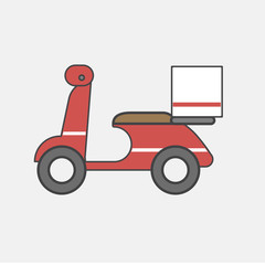 Illustration of motorcycle