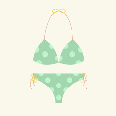 Illustration of bikini inner wear