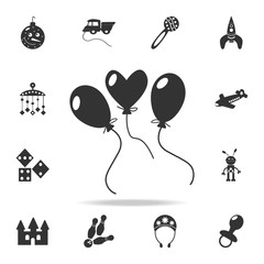 Party balloon icon. Detailed set of baby toys icons. Premium quality graphic design. One of the collection icons for websites, web design, mobile app