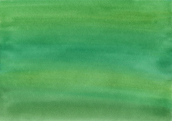 Clean Green Watercolor Background uniform mixing of Yellowish Green, Yellow Cadmium Medium and Chromium Oxide