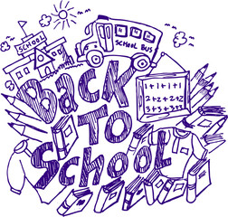 back to school, sketch