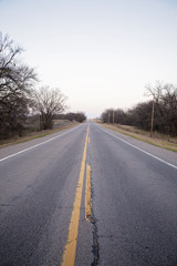 The Wide Open Road - A highway in the country