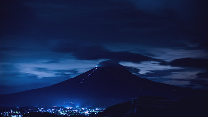 Mount Fuji at night4