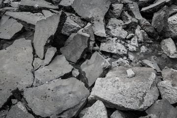 Broken concrete texture background