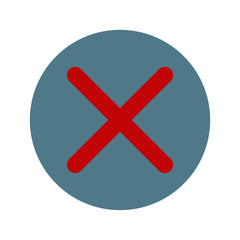 Fototapeta premium Close icon, logo