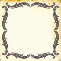 Vector baroque of vintage elements for design. 