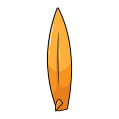 Cartoon Surfboard Illustration