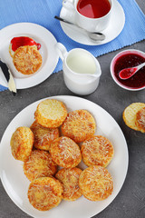 english breakfast with tea and scones