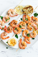 Shrimp skewers