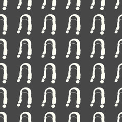 Headdresses for women vector illustration on a seamless pattern background