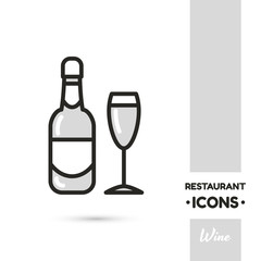 Drink Restaurant Icon Collection