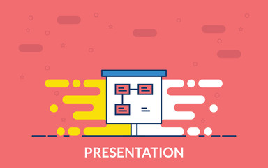 presentation vector icon