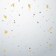 Gold confetti background
